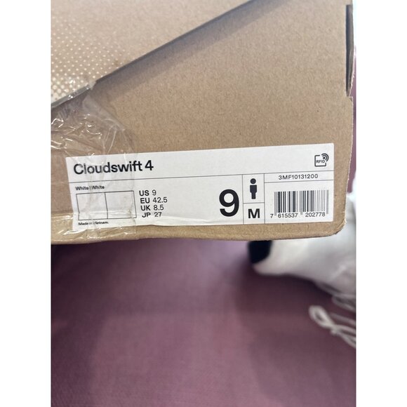 On Cloudswift 4 Sneakers in White 9 Mens Athletic Running Shoes - Picture 13 of 14